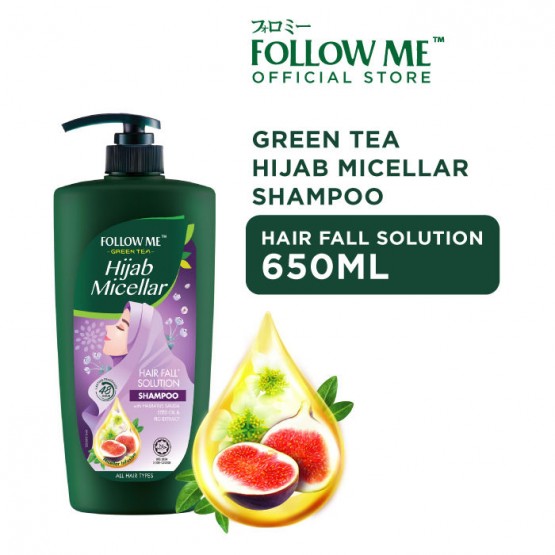 Follow Me Green Tea Shampoo Hijab Hairfall 650ml
